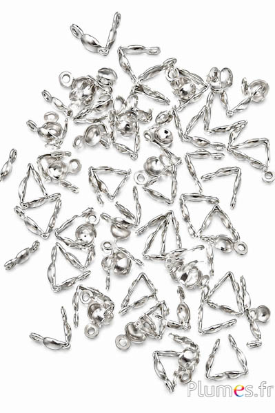Bandklemmen - 7 mm - silberfarben